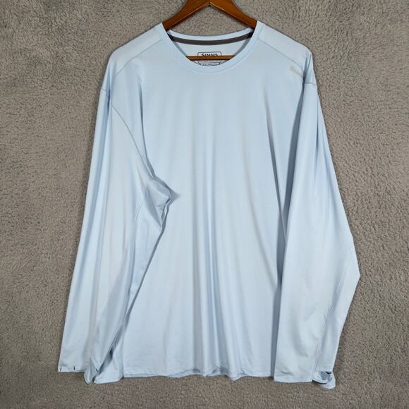 SIMMS SolarFlex UPF 50 Lightweight Quick Dry Crew Long Sleeve Size 2XL - Picture 1 of 9